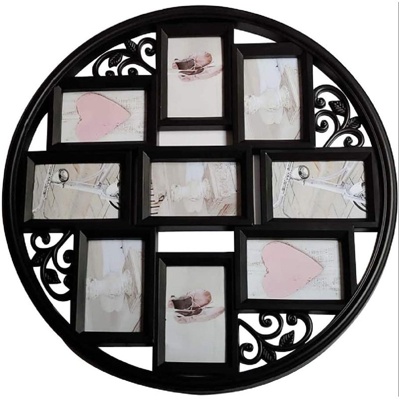 Red Barrel Studio® 4X6 Wall Collage Picture Frames 4X6 Round Circular